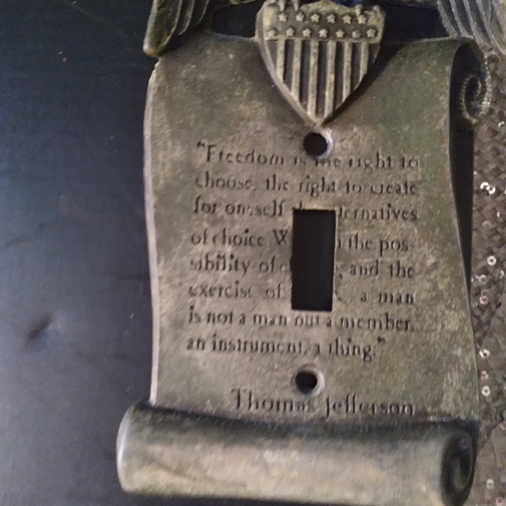 AMERICAN EAGLE LIGHT SWITCH COVER